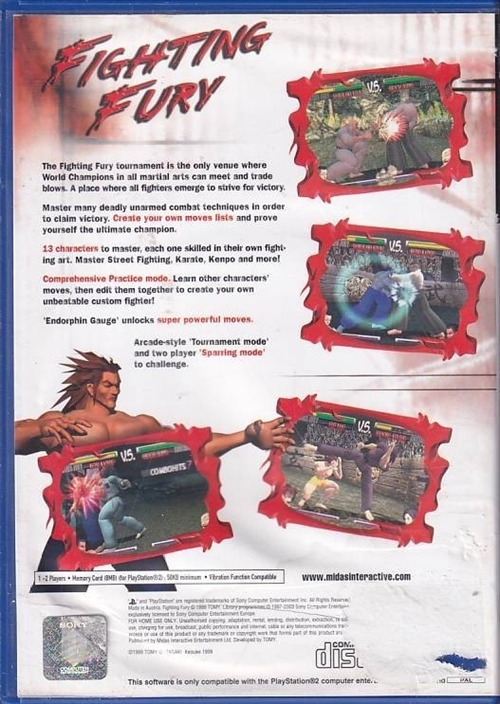 Fighting Fury - PS2 (B Grade) (Genbrug)